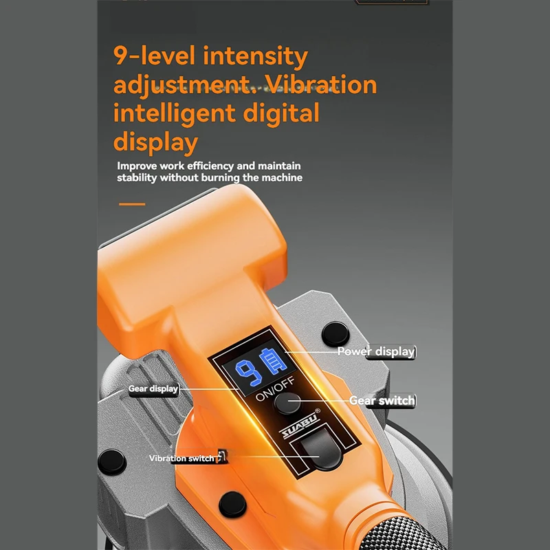 Tiles Vibrator 5 Speed Tile Laying Machine Tile Vibration Leveling Machine Cordless Tile Installation Tool for  21V Battery