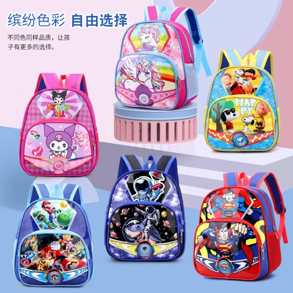 Mochila de grande capacidade para meninos e meninas, redução de carga, impermeável, leve, resistente a riscos, mochila infantil, nova