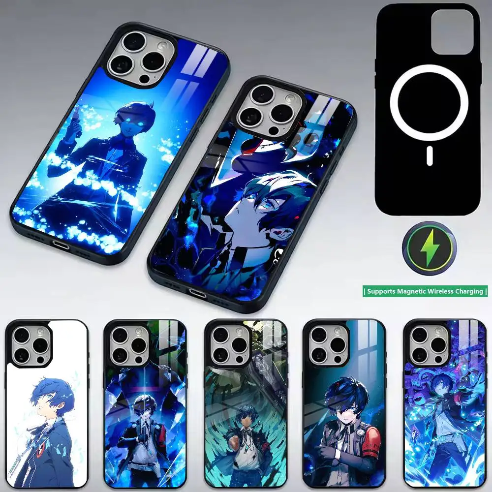 P-Protagonist Game p-Persona 3  Phone Case For iPhone17,16,15,14,13,12,11 Plus,Pro Compatible with magnetic wireless charging