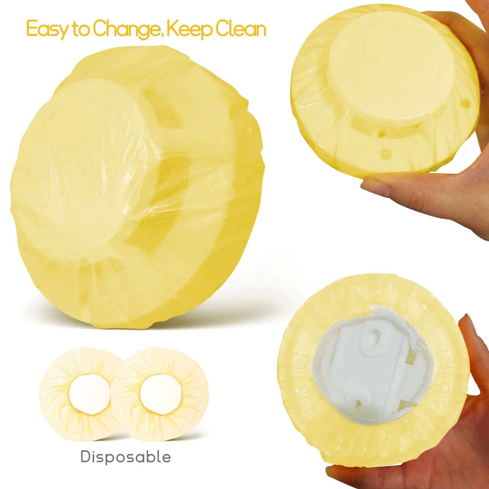 100 Pcs Smoke Protective Cover Covers for Cooking Disposable Plate Protector Decorative Detectors Flexible Dust Alarm