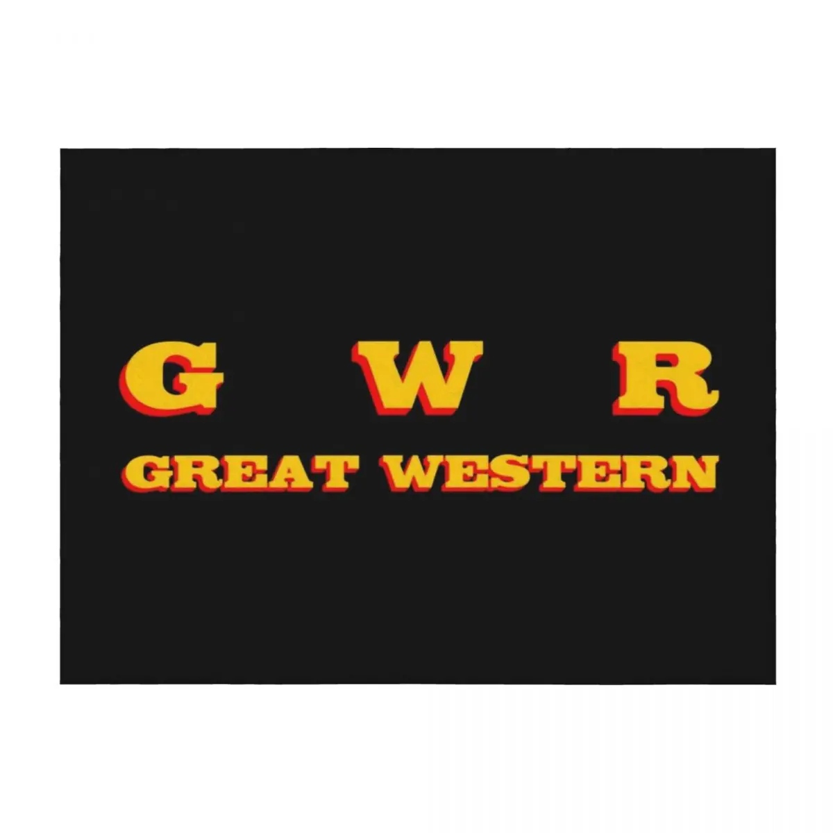 

GWR Great Western Railway Throw Blanket Luxury Thicken blankets and throws Comforter Furry Blankets