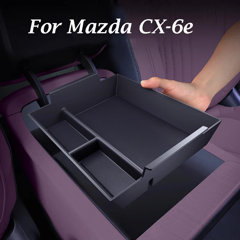 

Для Mazda EZ-60 CX-6e 2025 2026, ящик для хранения в подлокотнике, специализированное центральное управление, аксессуары для хранения и украшения