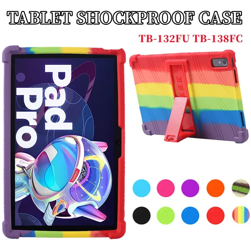 Tablet For Lenovo Tab P11 Pro 2nd Gen 11.2''TB132FU TB138FC Case Silicone Tablet Stand Cover for Lenovo Xiaoxin Pad Pro 2022