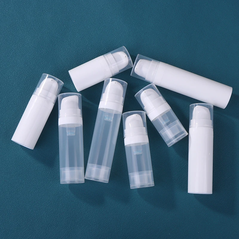 5-50 ml Mini Tragbare Vakuum Presse Typ Flasche Nachfüllbare Make-Up Kosmetik Für Creme Gel Feuchtigkeitscremes Flüssigkeit Lotion flaschen