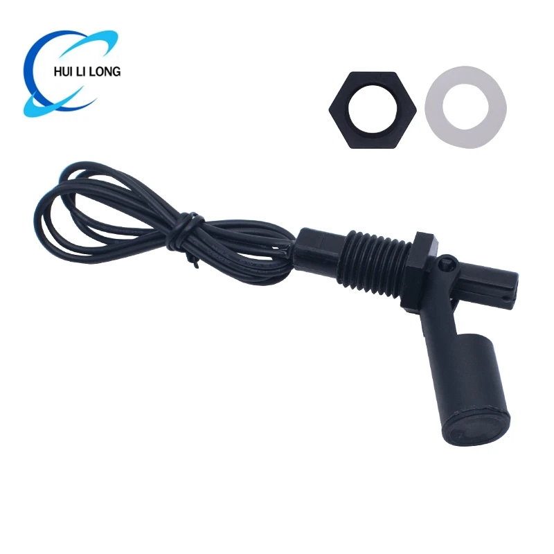 1pcs Tank Pool Horizontal Water Level Switch Liquid Level Sensor Liquid PP Plastic Ball Float Switch