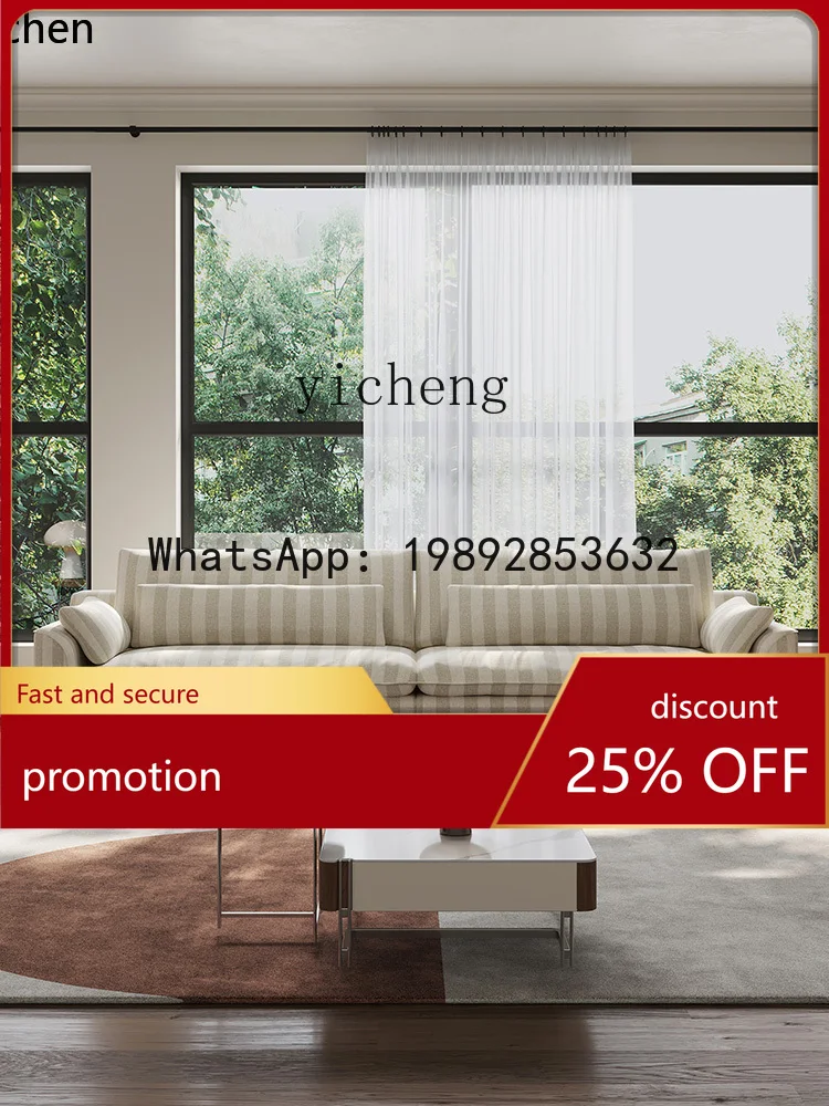 

YFY new removable and washable cloth sofa living room minimalist cotton and linen fabric sofa