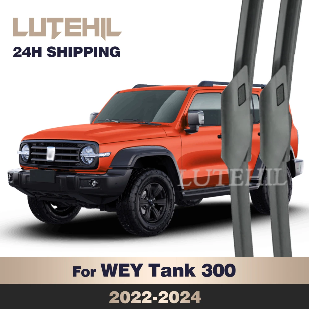 

For WEY Tank 300 2022-2024 2023 Wiper Front Wiper Blades Windshield Windscreen Window Brush 18"+18"