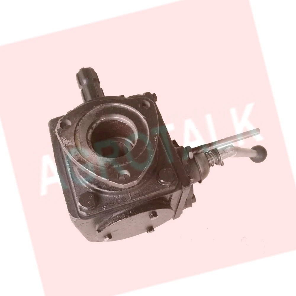 Side power take-off transfer for taishan small sized tractor, Power Retraction Gearbox on a Taishan-12 type belt drive