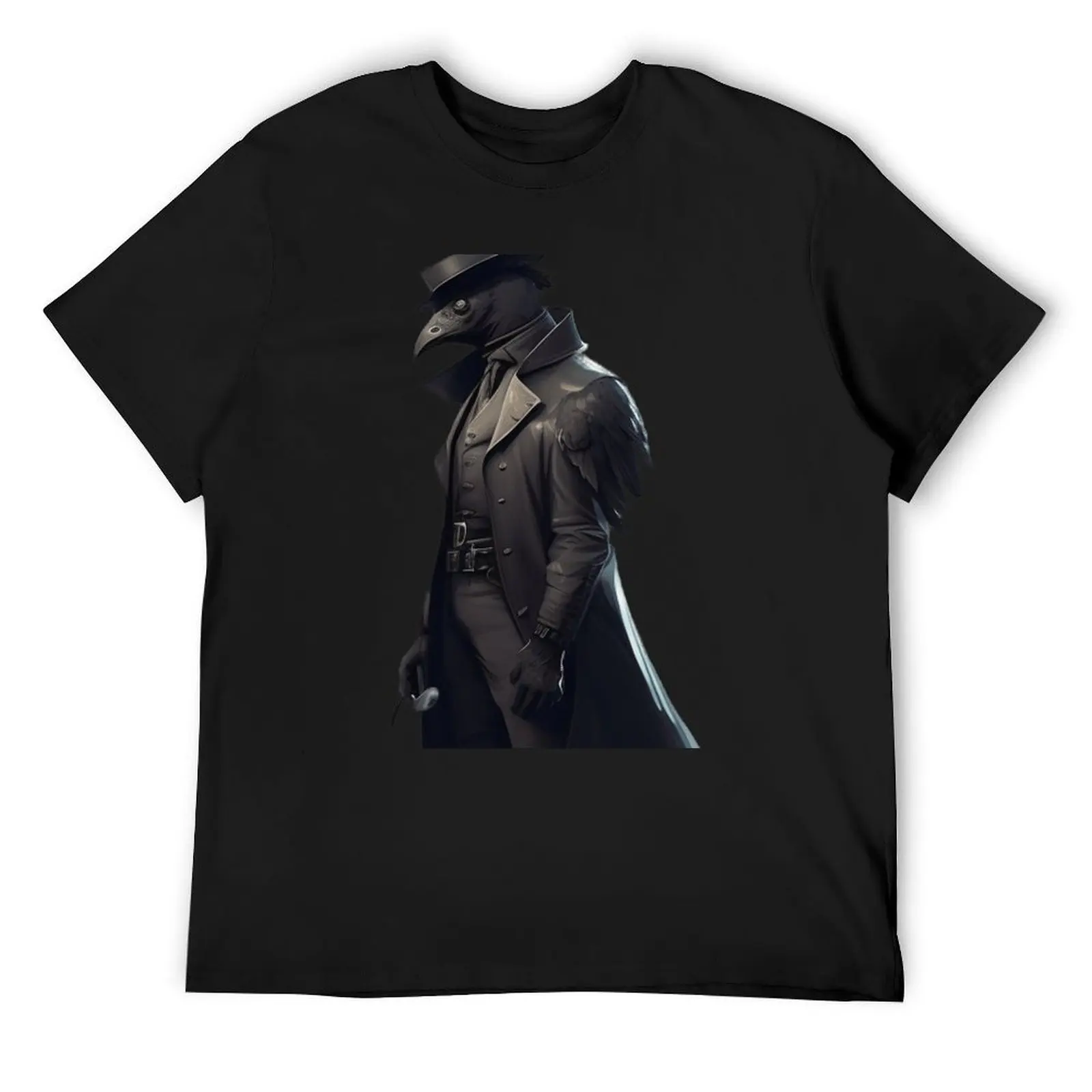 

Crow Noir Detective Crow T-Shirt summer 2025 customizeds clothes plus sizes mens designer t shirt
