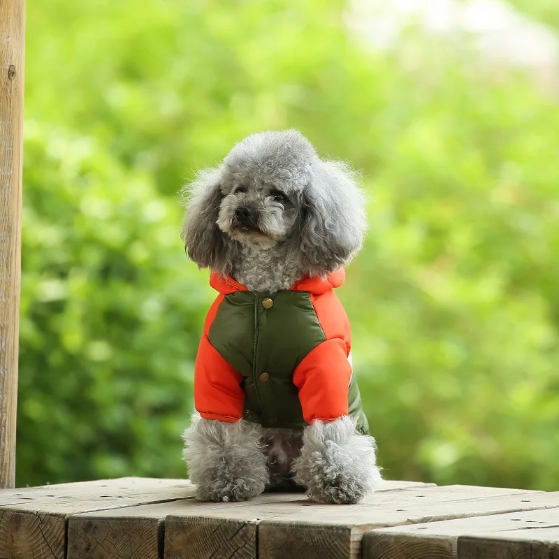 Wasserdichte Hundejacke Winter Haustier Daunen Baumwolle Weste Luxus Hundekleidung Chihuahua Französische Bulldogge Hundemantel Welpe Warmes Hundekostüm – Detail 7