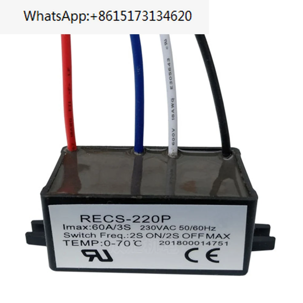 

RECS-205P RECS-220P RECS-240P 30A 60A 120A 220V Electronic Centrifugal Switch Single-phase Motor Intelligent Starter