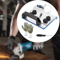45° Tile Chamfering Cutting Stand for 100 Type Angle Grinder Sturdy Construction Multifunctional 7x5.3inch Adjustable Attachment
