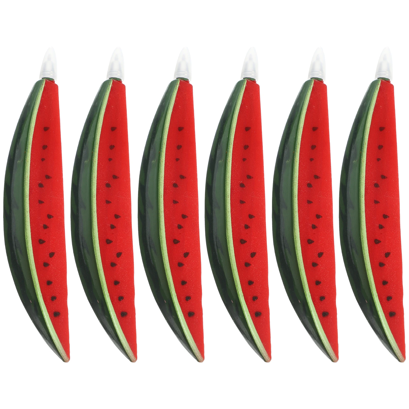 

6 Pcs Ballpoint Pen Refrigerator Sticker Novelty Pens Festival Fruit Plastic Cute Student
