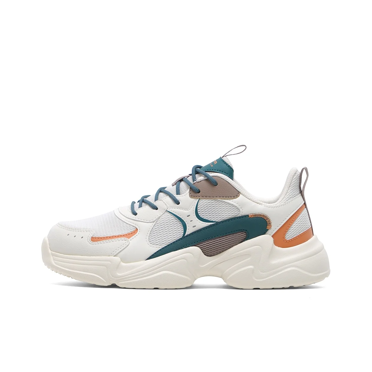 anta-life-collection-mesh-synthetic-leather-slip-resistant-abrasion-resistant-low-top-chunky-sneakers-men's
