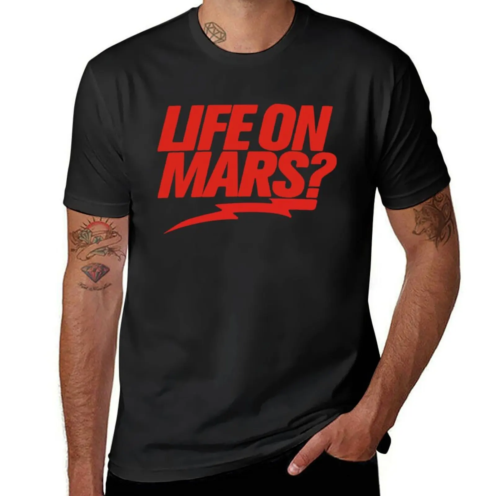 Life on Mars T-Shirt new edition graphics vintage clothes mens graphic t-shirts anime