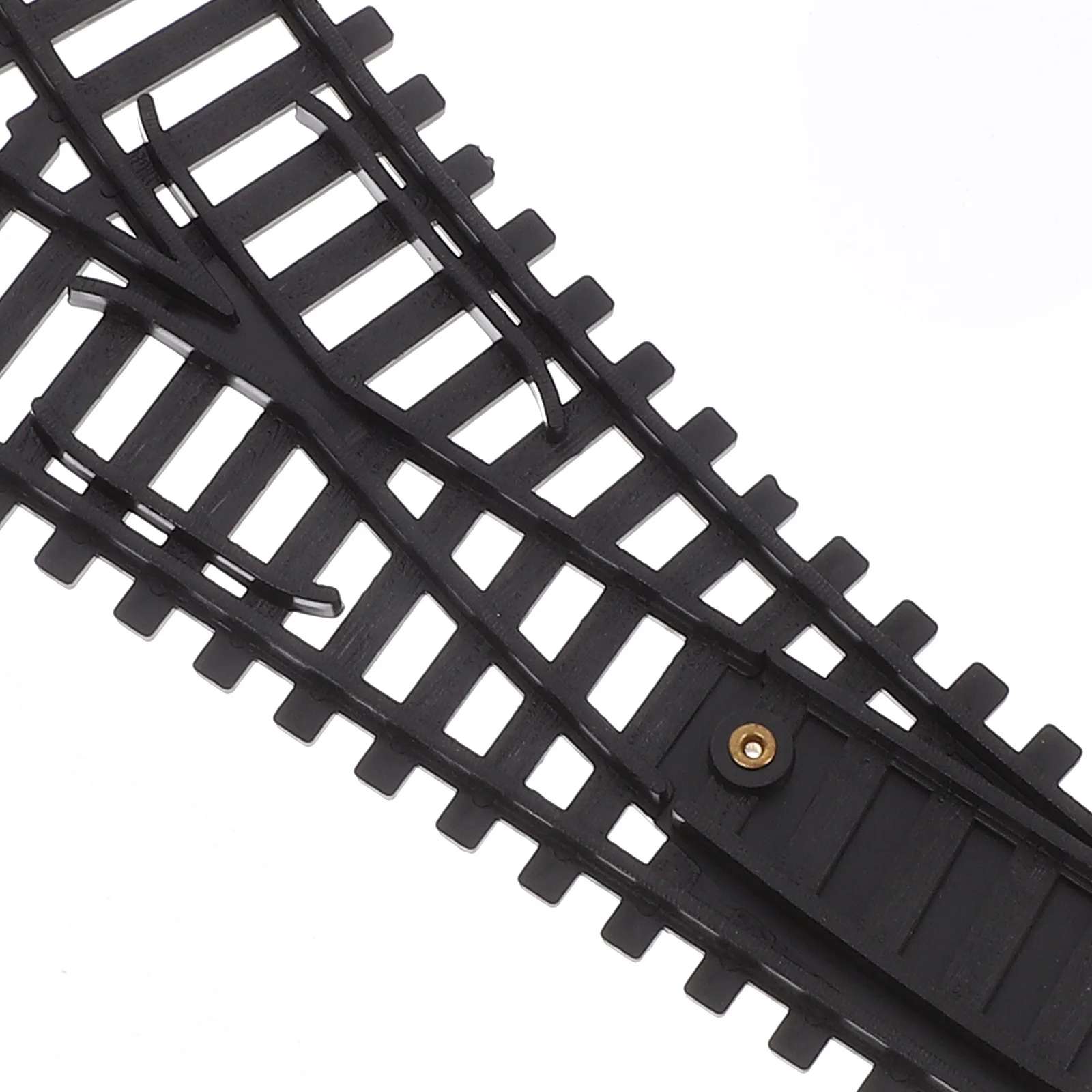 1 par de vías de tren de alta velocidad simuladas, juego de ferrocarril eléctrico para niños, juego de construcción creativo, sistema de ferrocarril educativo, diversión para niños