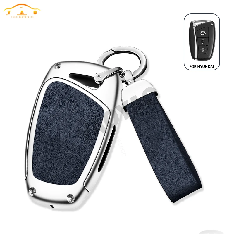 New Design Cover Key Case Fob for Hyundai Santa Fe Sport IX45 EQUUS Centennial Genesis G80 Grandeur Azera