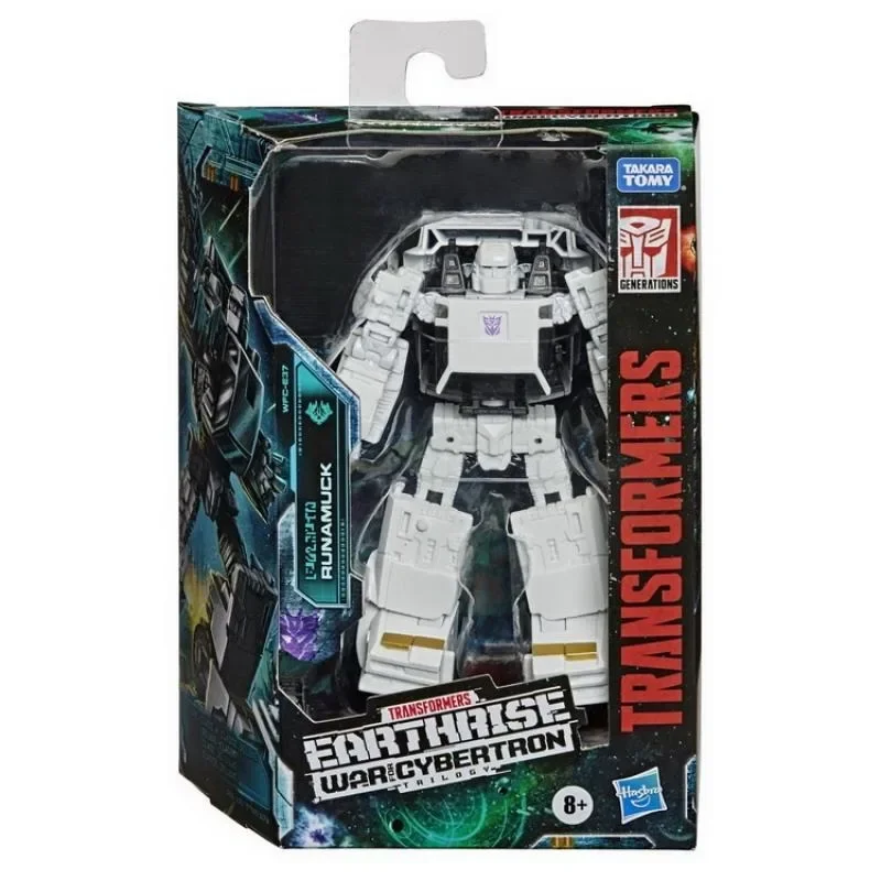 Hasbro Transformers Earth Rise WFC-E37 Runamuck 12Cm Deluxe Class Original Action Figure Mdoel Toy Birtdhay Gift Collection