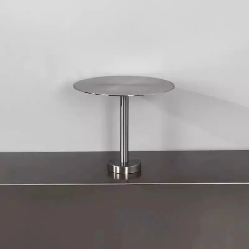 ‌Instagrammable Wall-Mounted Cafe Table Tea Shop Round Tables Metal Space-saving Dining Table Indoor