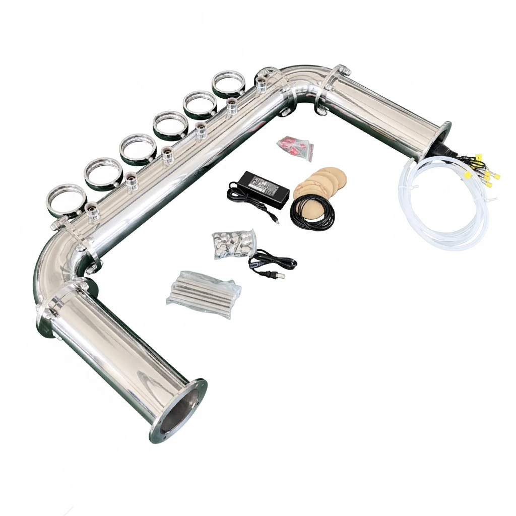 U Tower Stainless Steel 6 Tap Carlsberg Beer Tower 102mm Beer Equipment
