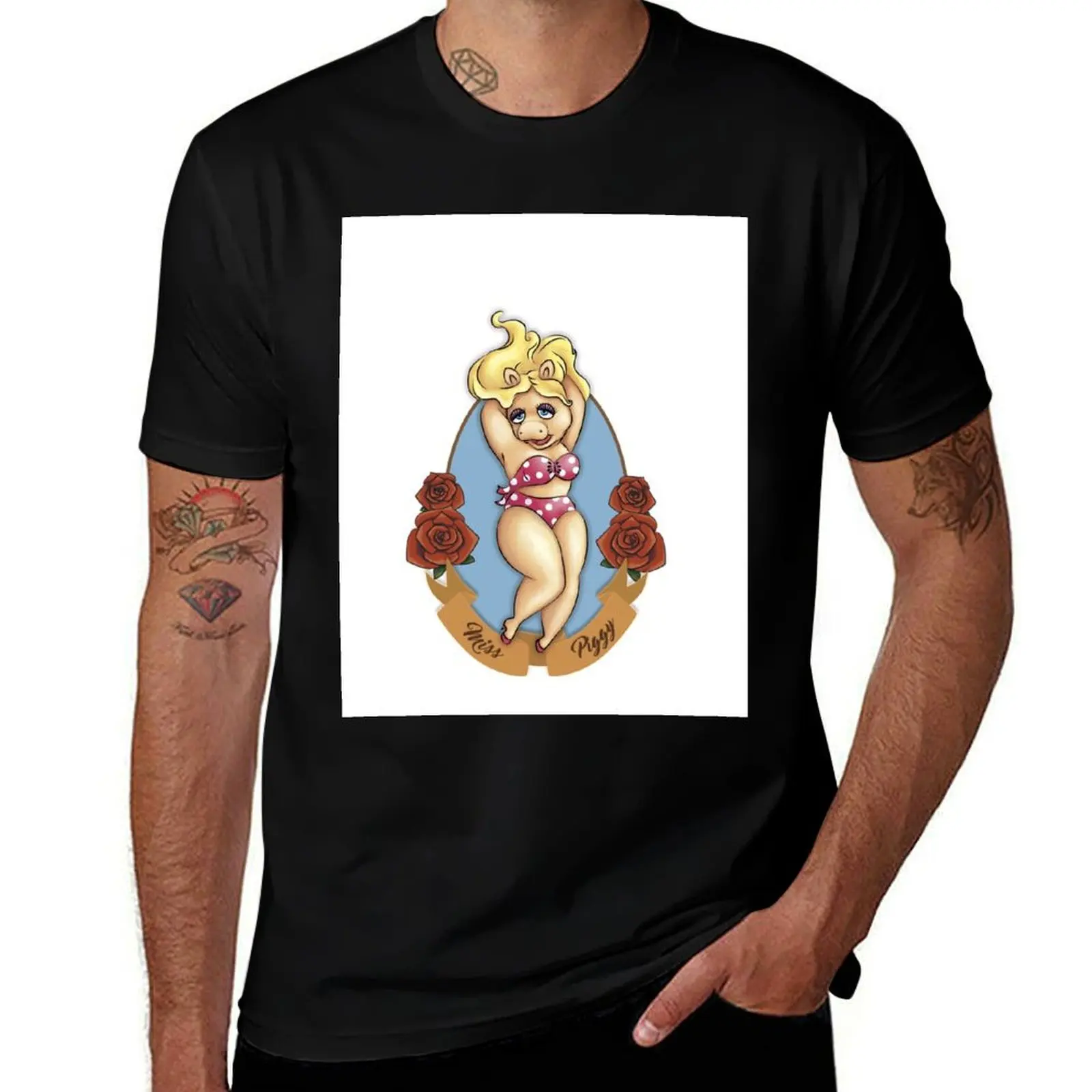 

Miss Piggy T-Shirt Stylish Print Short Sleeve Tee