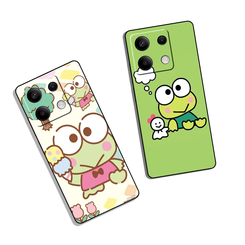 Xiaomi Poco M4 M5S F2 F3 F4 F5 X4 GT Pro Kero Kero Keroppi Creative Design Soft Case Phone Case