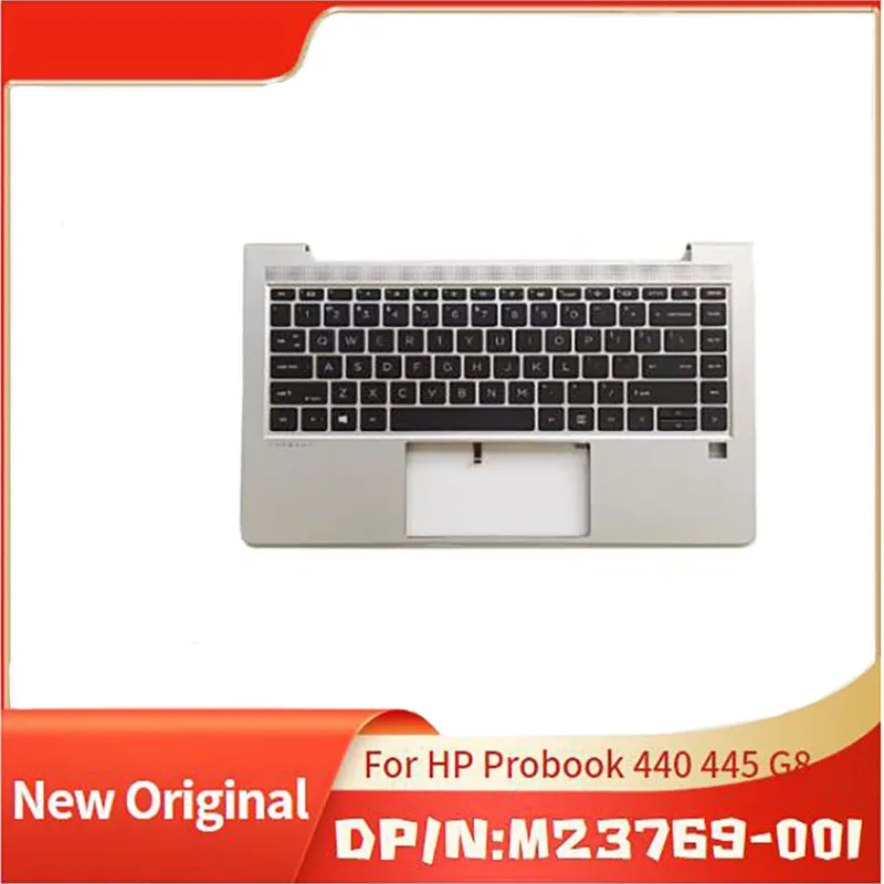 

M23769-001Silver Brand New Original Top Cover Upper Case for HP Laptop Probook 440 445 G8