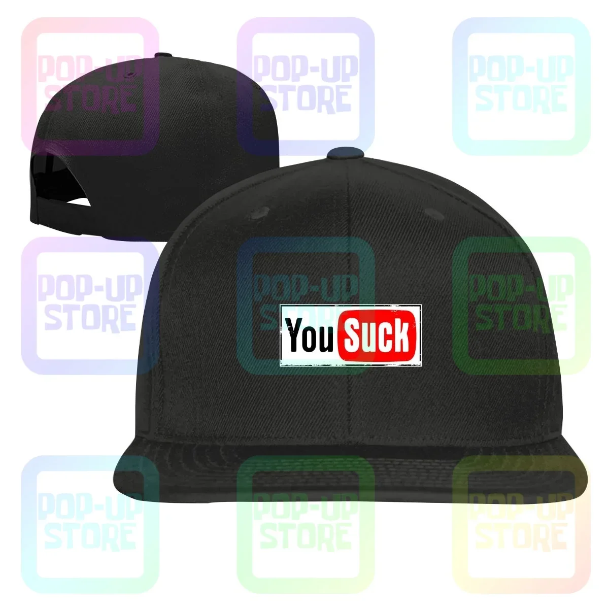 Funny You Suck Youtube Internet Parody Snapback Cap Baseball Caps Rare Premium Hot Selling