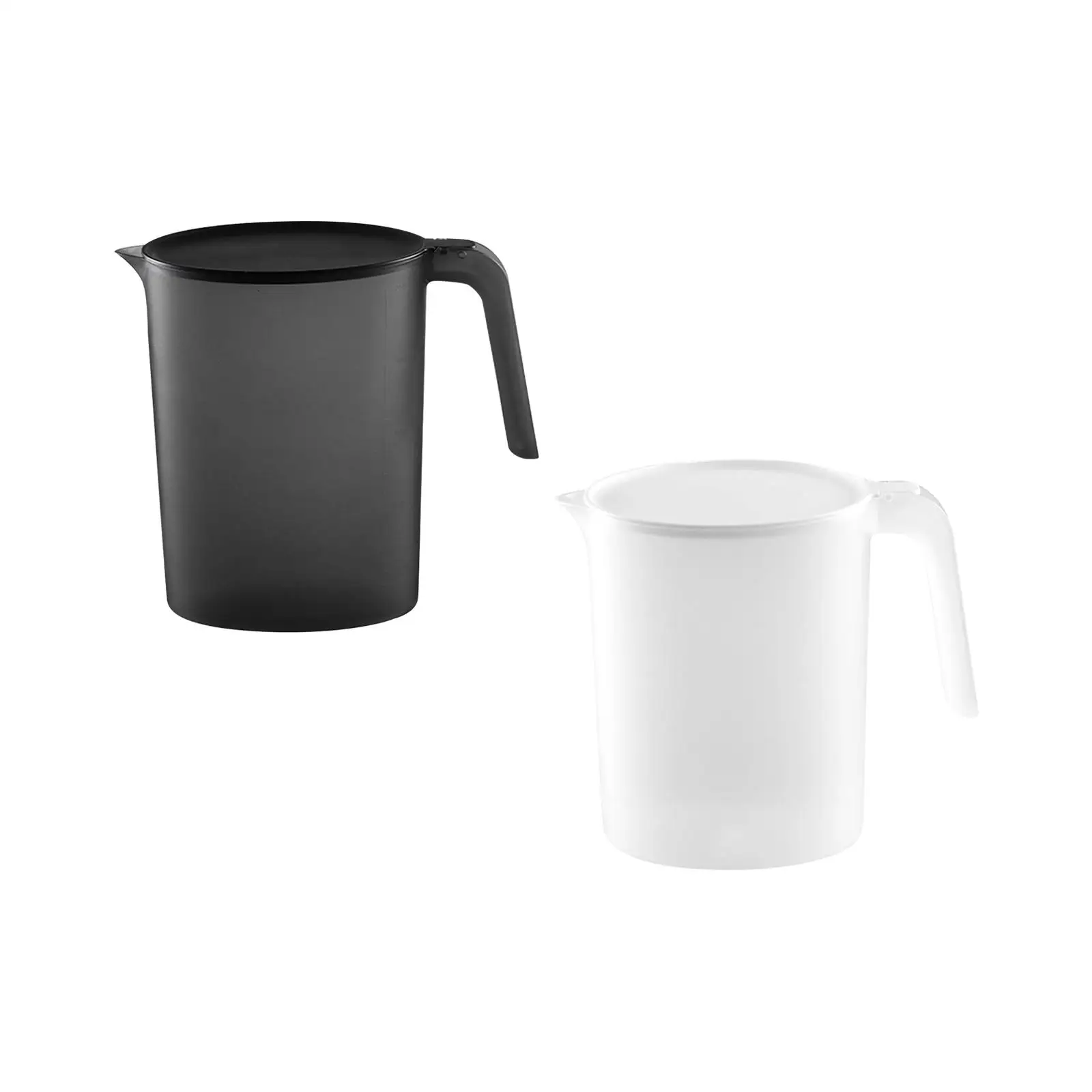 Versatile 2000ml Water Pitcher with Scale and U Spout Plastic Beverage Jar for Home Iced Water Tea and Milk