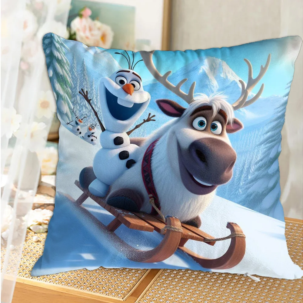Kawaii Princess A-Alsa Pillowcase Cushion Cover 45x45 Ornamental Pillows Christmas Decoration 2026 Personalized Gift Nordic Home