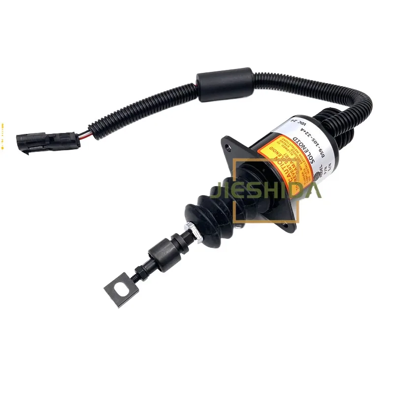 

For Liugong roller shut-off solenoid valve Shangcha D6114 engine D59-105-22+A fuel cut-off shut-off switch excavatoraccessories