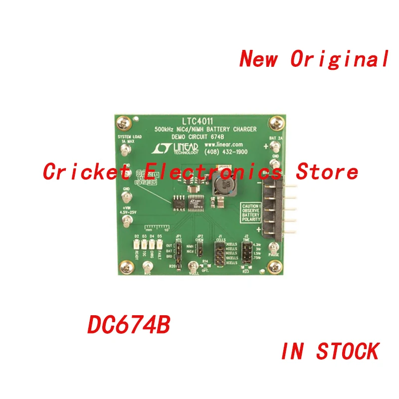 

DC674B Power Management IC Development Tools LTC4011-500kHz NiC