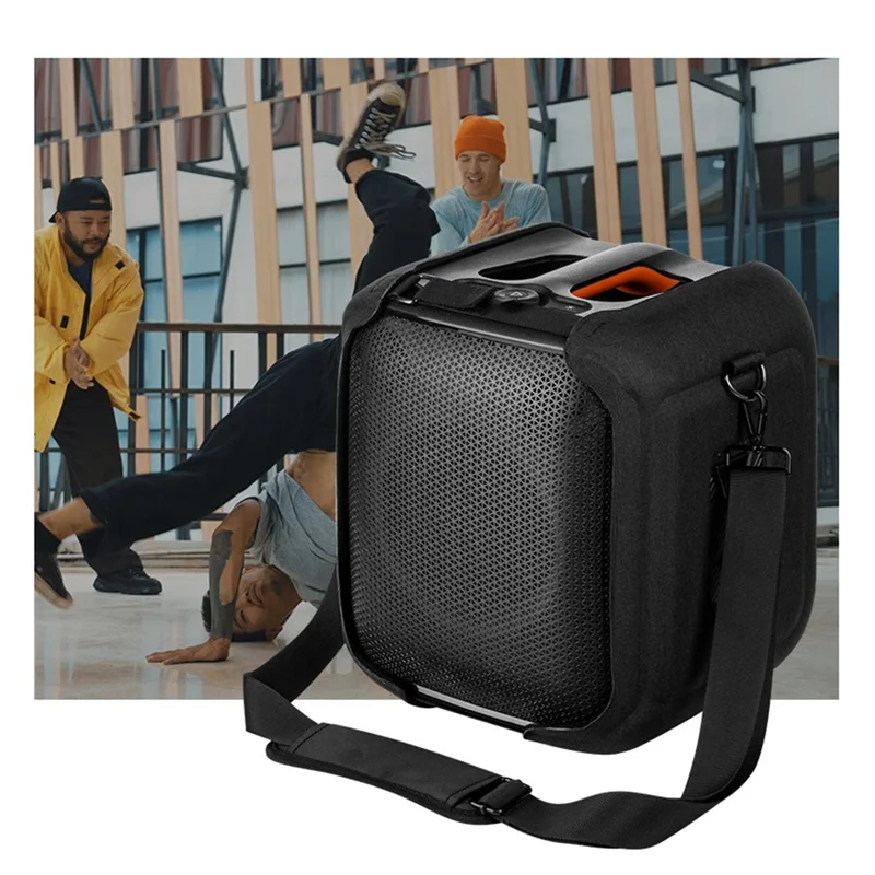 

ABKI-Suitable For Partybox Encore Essential Speaker Protective Case EVA Single Shoulder Strap Speaker Case