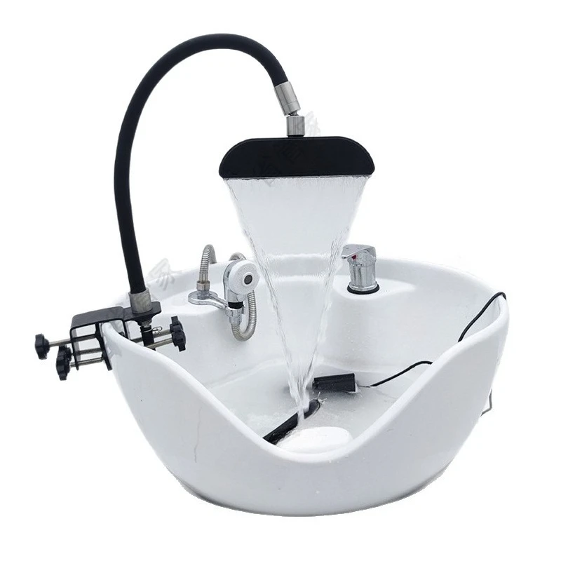 

Carbonated Spring Herbal Hair Wash System - Portable Waterfall Circulating Scalp Massager Shower