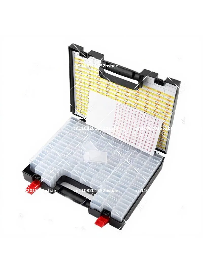 Car Key Embryo Storage Box 162 Compartments Anti-Mixing Folding Key Head Classification Storage Box Set