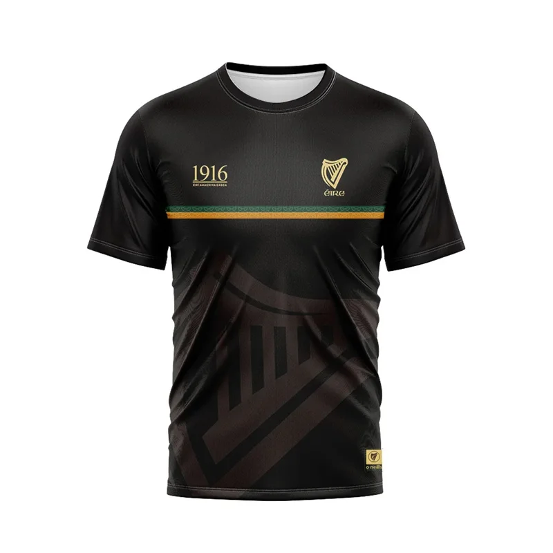 1916 GAA Michael Collins Memorial Shirt Irish Men's Shirt Top Quality Free Shipping Size: s-5XL