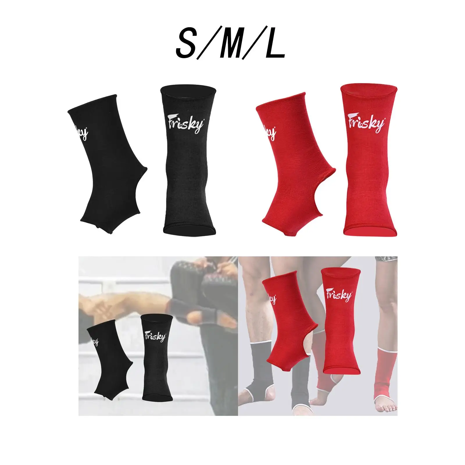 Muay Thai Ankle Support Wraps Socks Training Gear Adults Boxing Ankle Braces for