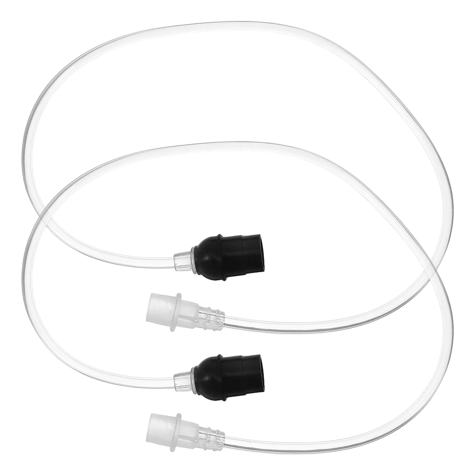 

2pcs Vacuum Cupping Hose Suction Pump Tubes Connector Replacement Extension Parts Hand Machine Accessories Plastic Transparent