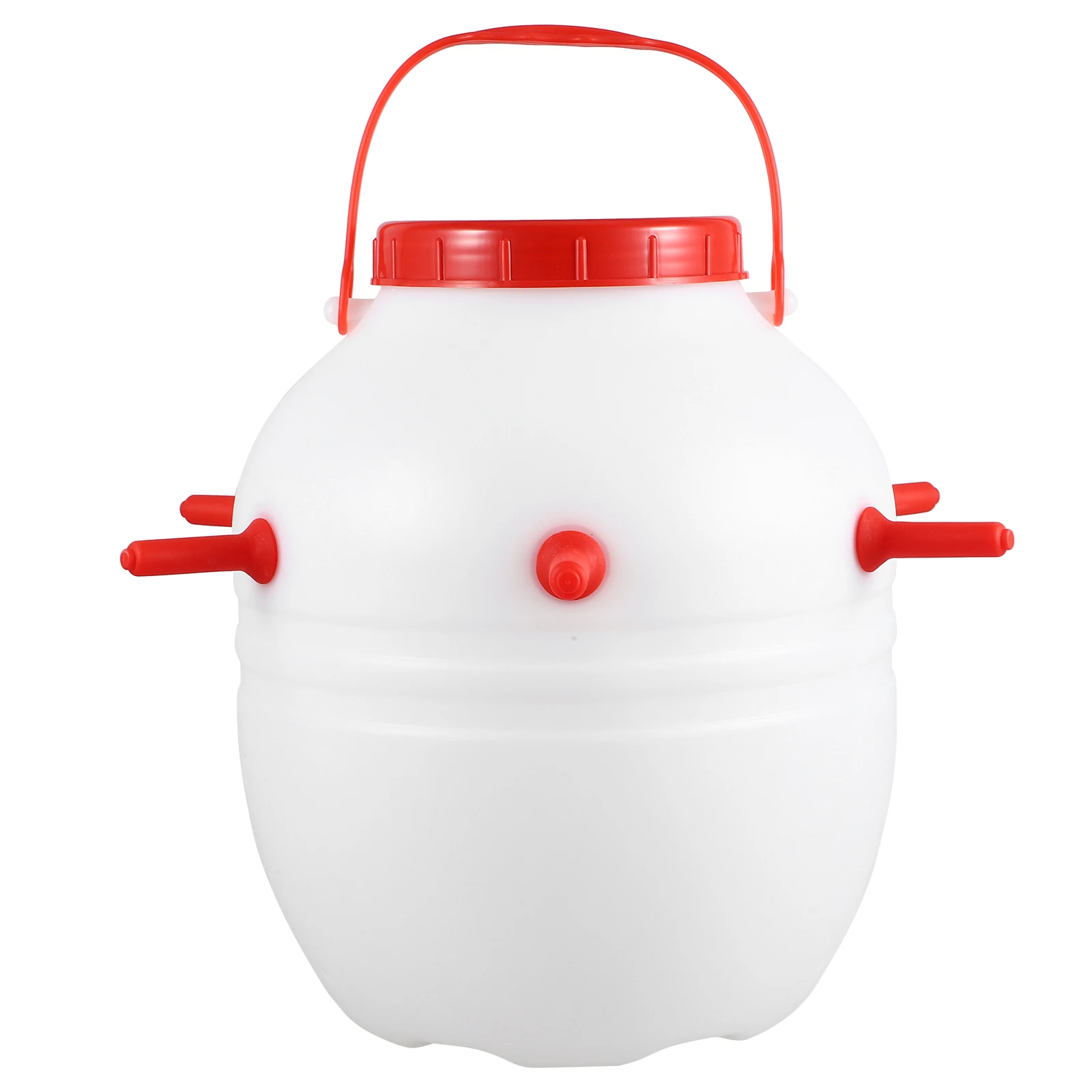 

Silicone Lamb Feeding Bottle Large Capacity Thickened Plastic Lamb Feeder for Sheep Goat Dog Pigs Feeding Supplies 8L White