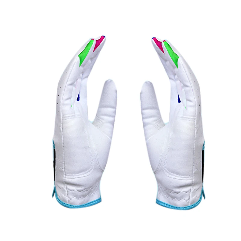 PGM-guantes de Golf antideslizantes para niños y niñas, guante de tela de fibra Superfina para deportes al aire libre, transpirable, resistente al