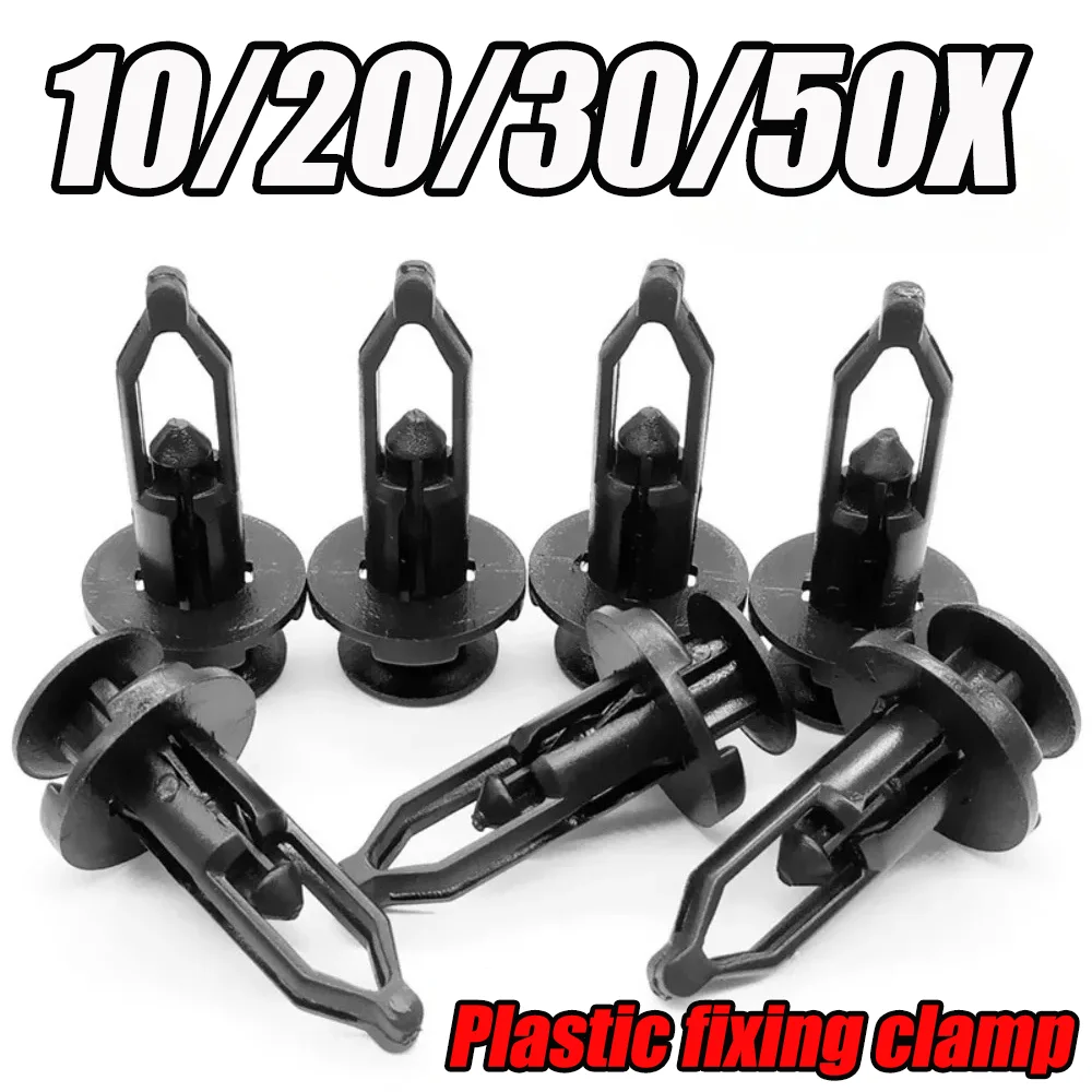 

Universal Automobile Fasteners Fixed Clip Tool Black Plastic Car Plastic Retainer Clips Auto Fastener Accessories 50pcs