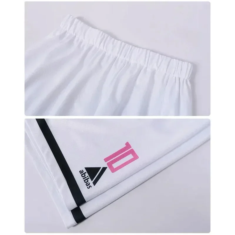 تأثيري أنيمي الأزرق قفل الرياضة زي Sae Shidou Aiku U20 كرة القدم كرة القدم للجنسين الأبيض فريق موحد فستان الهالوين حتى حفلة H41