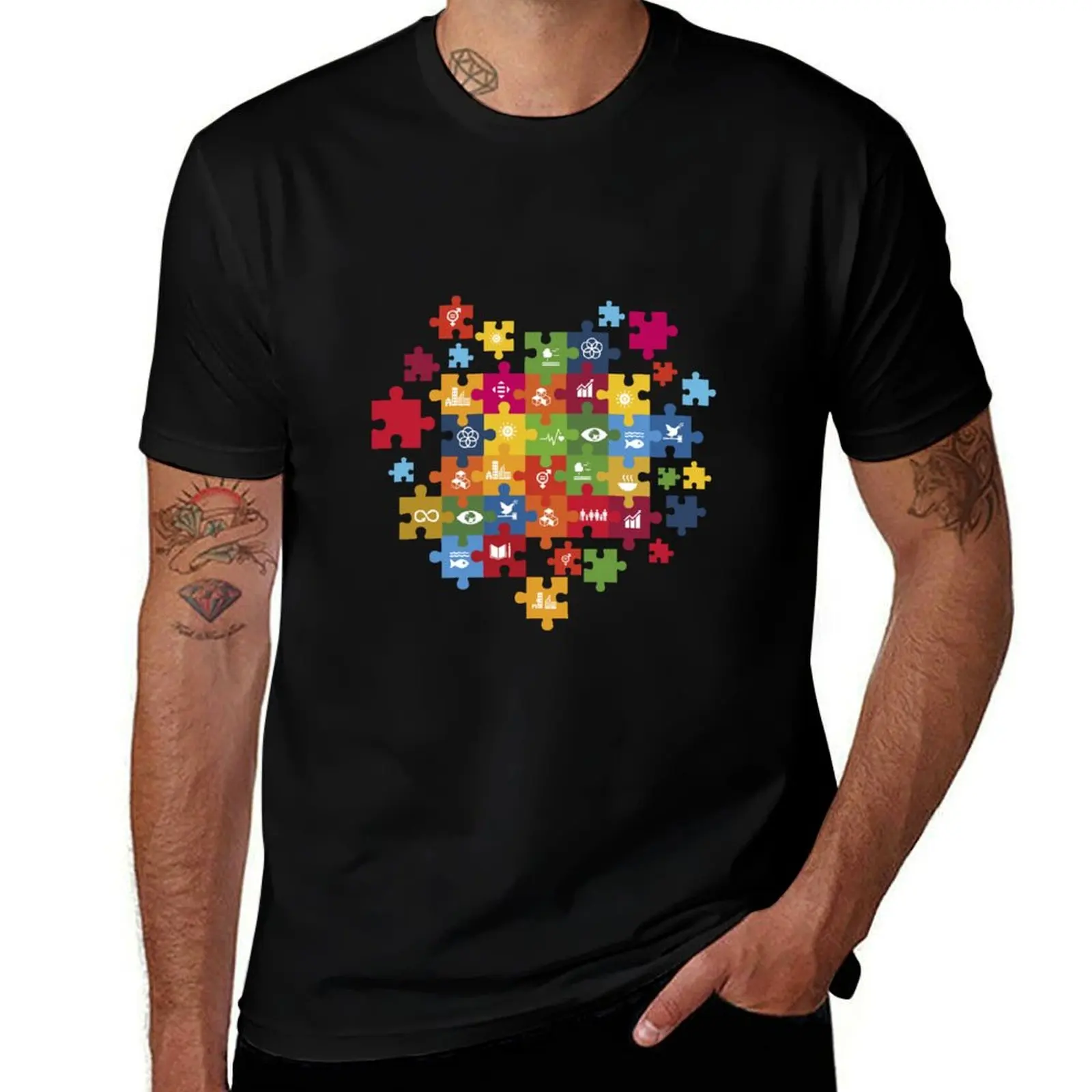 UN Global Goals Bridging The GapsUnited Nations Sustainable Development Goals SDGs 2030 Sticker T-Shirt