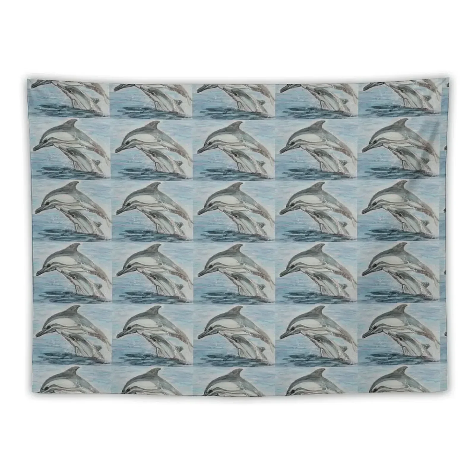 Dolphin Leap Lessons Tapestry Bedroom Decor Living Room Decoration Aesthetic Decoration Wall Decor Hanging Tapestry