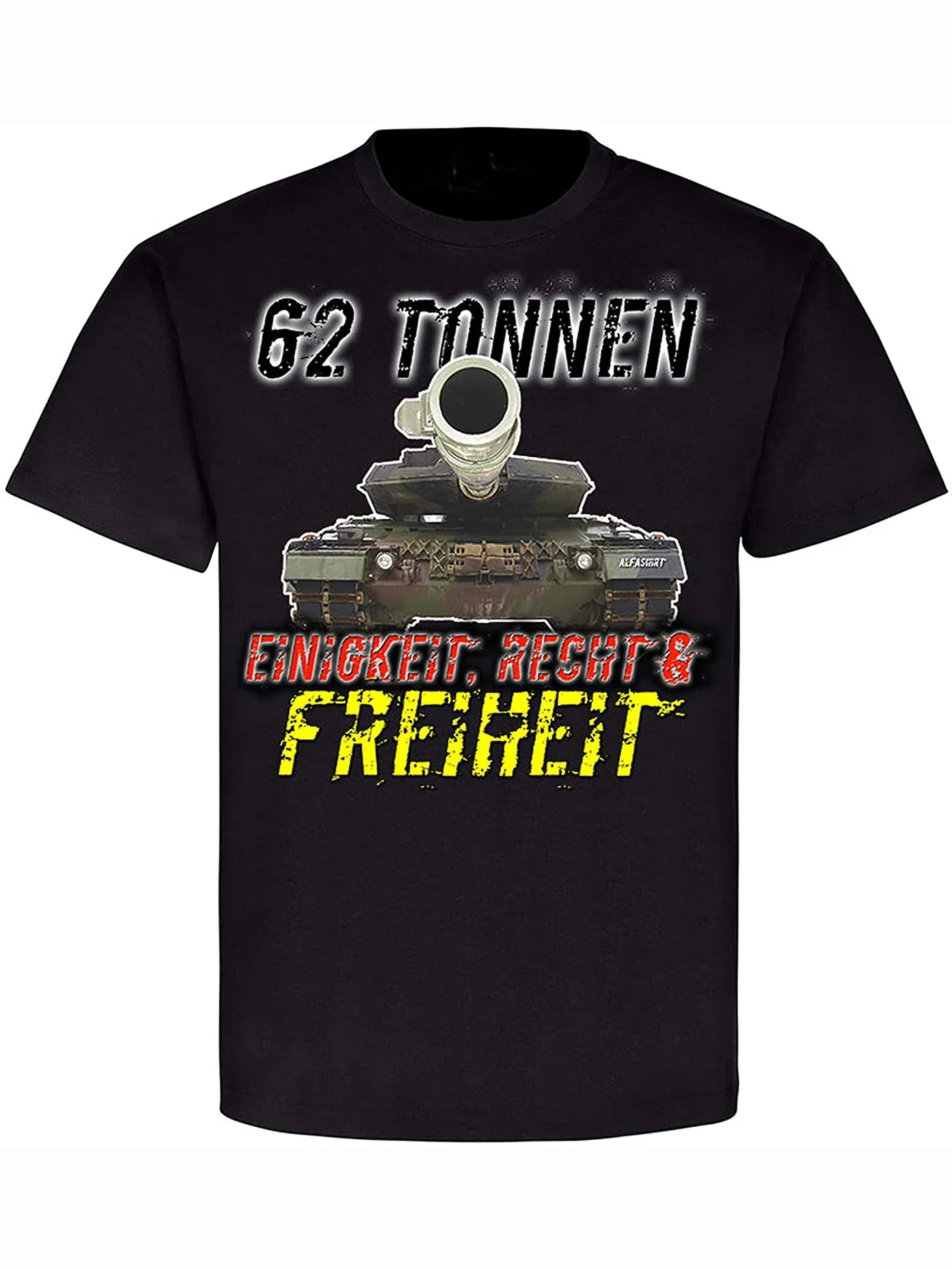 Einigkeit Recht & Freiheit. Bundeswehr Leo2 Panzer Leopard 2A6 Tank T Shirt. Short Sleeve 100% Cotton Casual T-shirts Loose Top