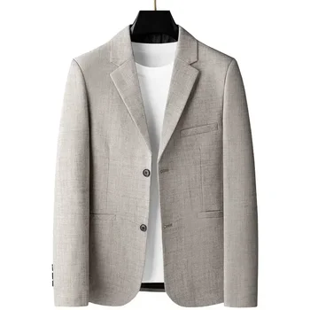 Neue Frühjahr Mann Dünne Formale Tragen Blazer Jacken Solide Business Casual Anzüge Mäntel Männlich Schlank Blazer Jacken männer Kleidung 4XL