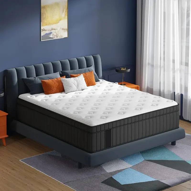 مرتبة عالية الجودة بحجم كوين مرتبة كاملة الحجم بتصميم مريح ومراتب إسفنجية الذاكرة #1