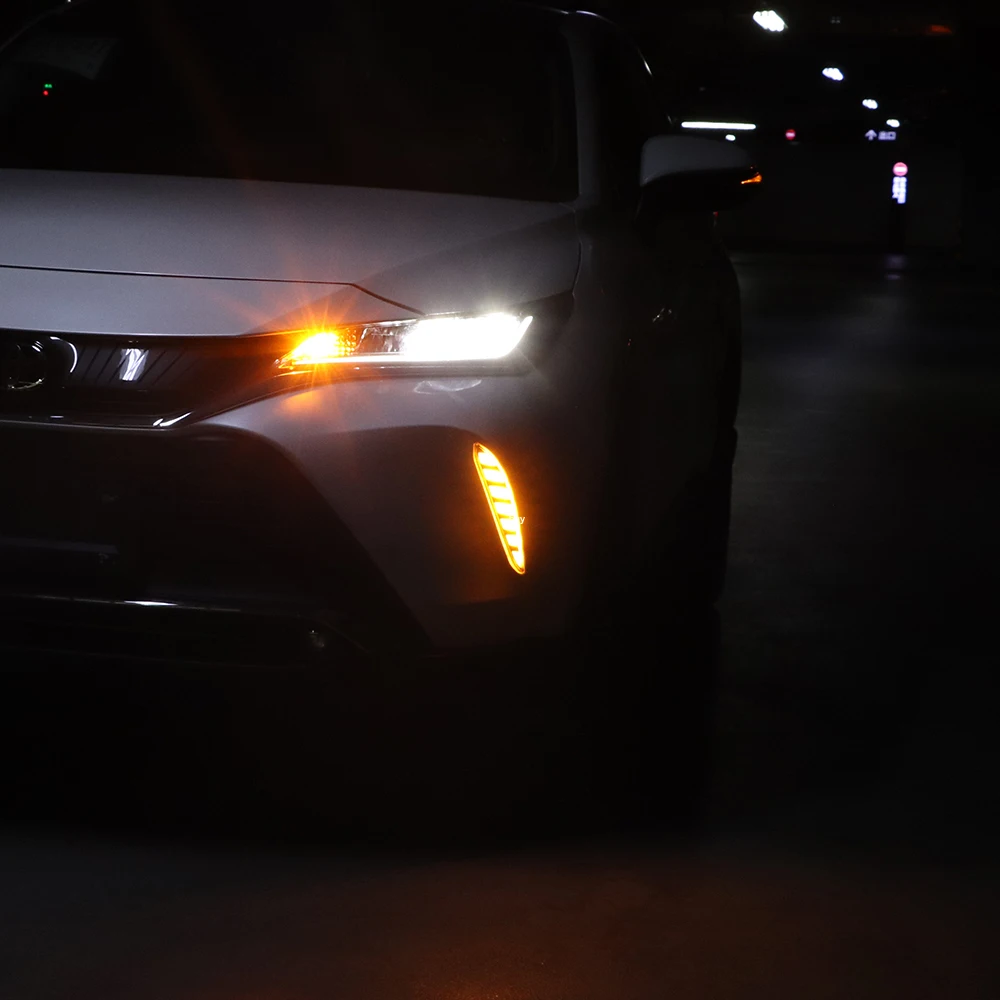 

Car Lights For Toyota Harrie Venza 2021-2025 Front Bumper Upgrade LED Fog Lamp Daytime All New Upgrade Plug and Play Design