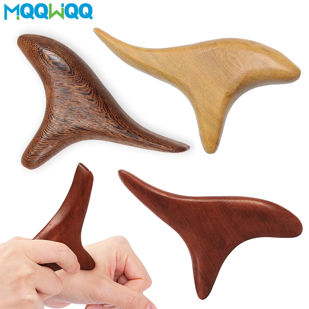 Wood Trigger Point Massage Gua Sha Tools,Professional Lymphatic Drainage Tools,Wood Therapy Massage Tools for Back Leg Hand Face