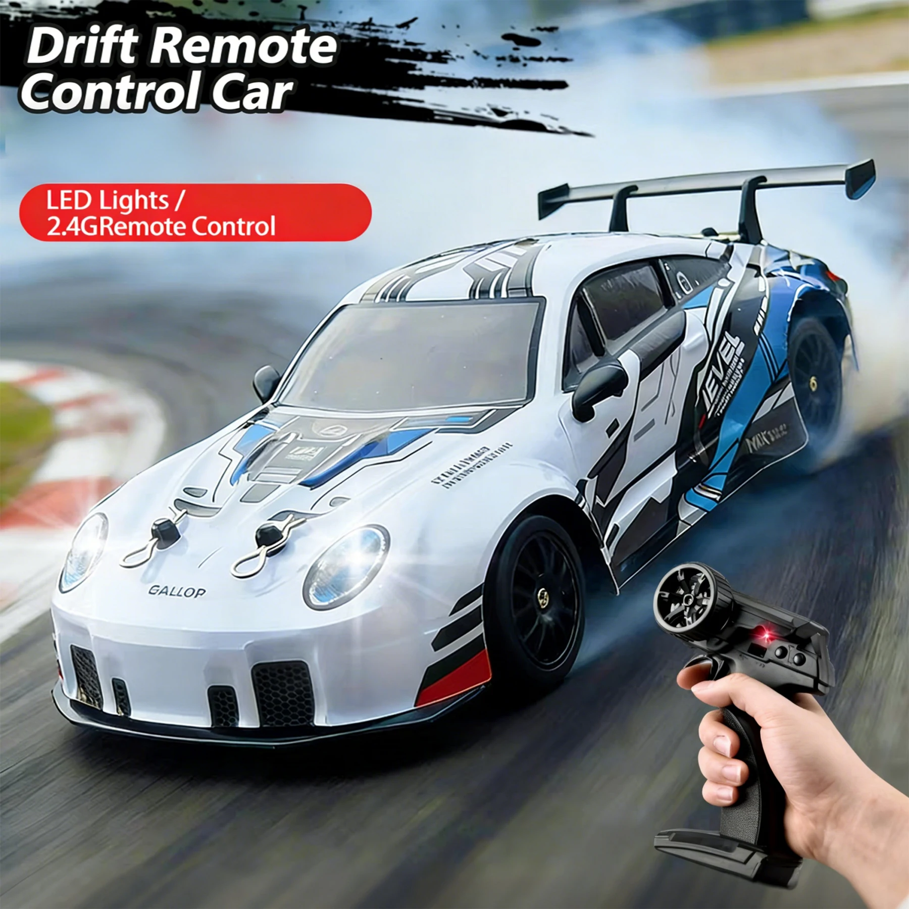 

Радиоуправляемая машинка 1/24, высокоскоростная, для дрифта, с подсветкой, электрическая модель, гоночная, конкурентоспособная игрушка, подарок на день рождения для ребенка